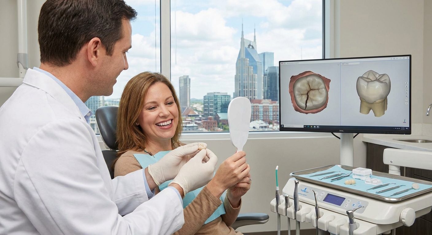 Can a Dental Crown in Nashville Save a Damaged Tooth?