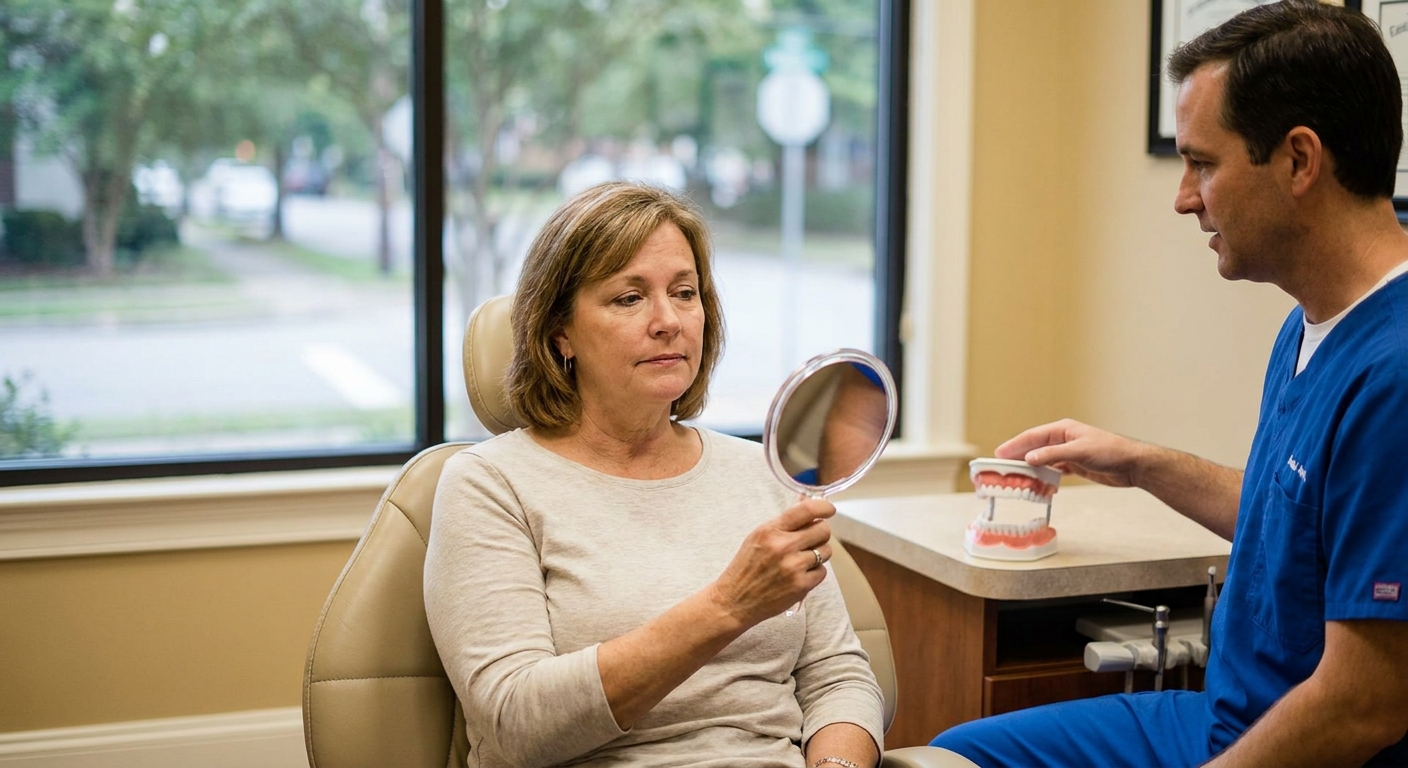 Dentures in Nashville for missing teeth and restoring your smile